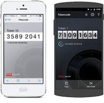 RSA secure id software tokens